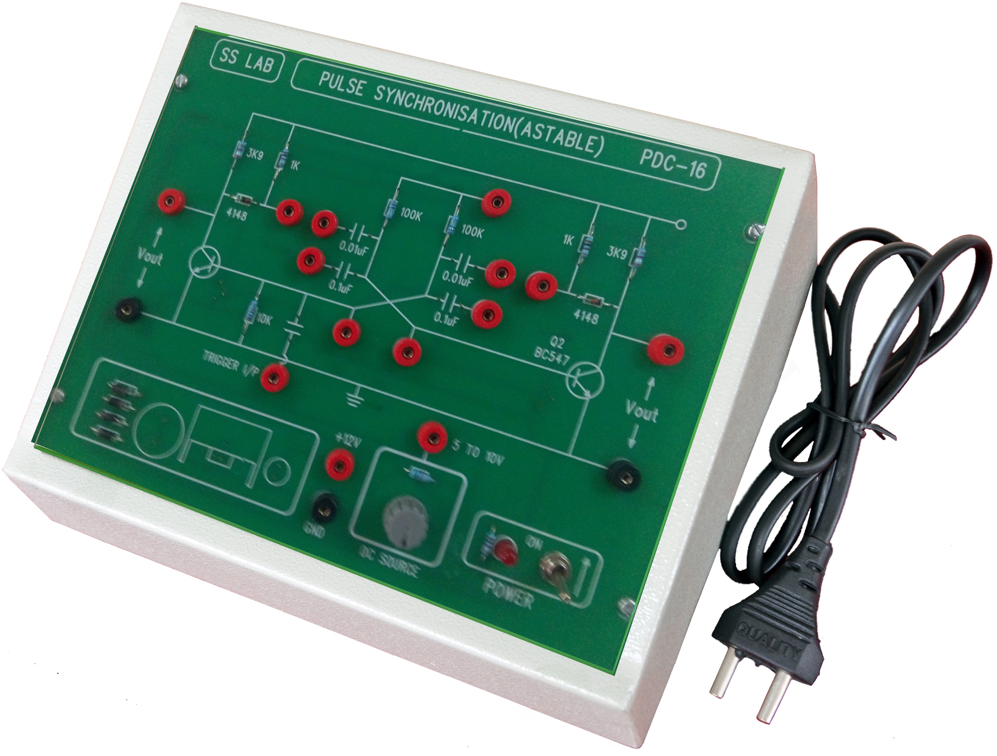 Octpeak Discrete Component Gate Circuit Kit Analog Circuit Wear Resistant  ABS DIY Electronics Kit For Experimental Training,Electrical Components